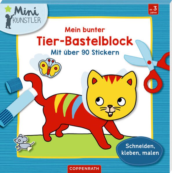 Bild zu Mein bunter Tier-Bastelblock