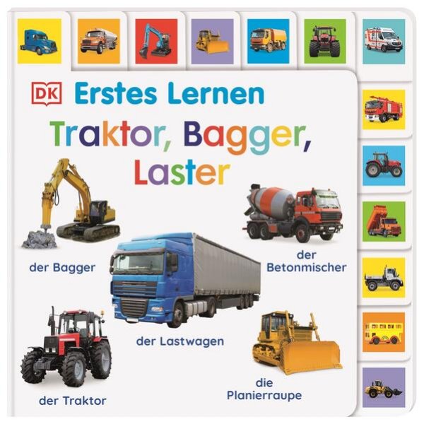 Bild zu Erstes Lernen. Traktor, Bagger, Laster