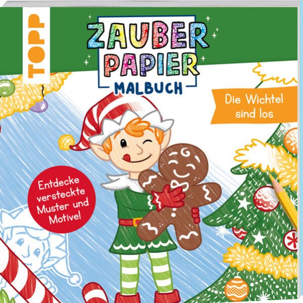 Bild zu Zauberpapier Malbuch Weihnachten: Die Wichtel sind los