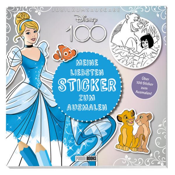 Bild zu Disney 100: Meine liebsten Sticker zum Ausmalen