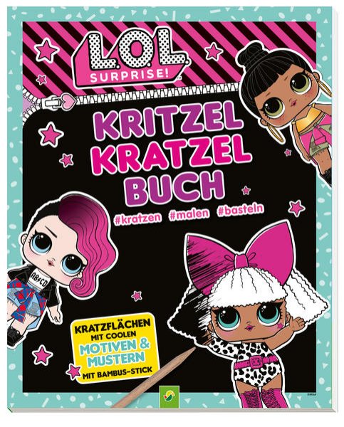 Bild zu L.O.L. Surprise! Kritzel-Kratzel-Buch mit Bambus-Stick