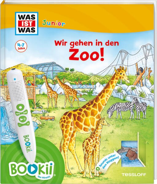 Bild zu BOOKii® WAS IST WAS Junior Wir gehen in den Zoo!