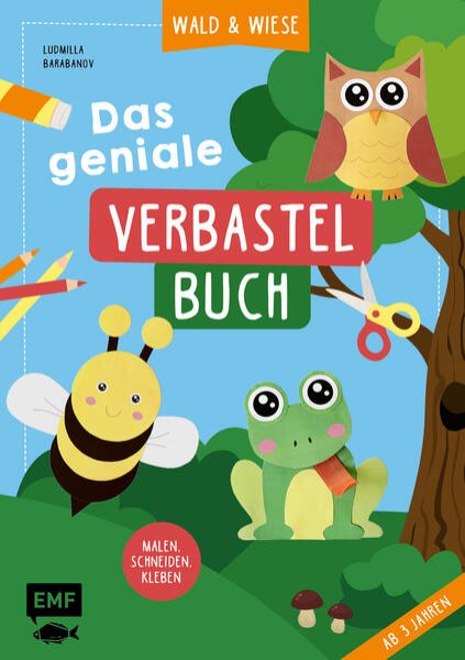 Bild zu Das geniale Verbastelbuch - Wald und Wiese (ab 3 Jahren)