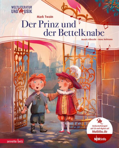 Bild zu Der Prinz und der Bettelknabe (Weltliteratur und Musik mit CD und zum Streamen)