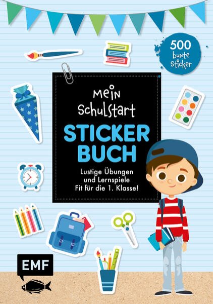 Bild zu Mein Schulstart Stickerbuch (blau)