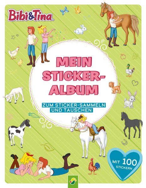 Bild zu Bibi & Tina Mein Stickeralbum mit 100 Stickern