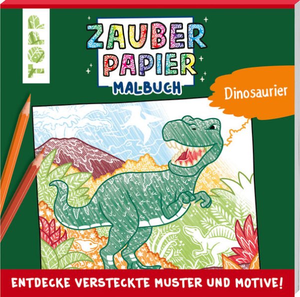 Bild zu Zauberpapier Malbuch Dinosaurier