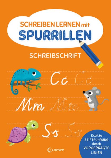 Bild zu Schreiben lernen mit Spurrillen - Schreibschrift