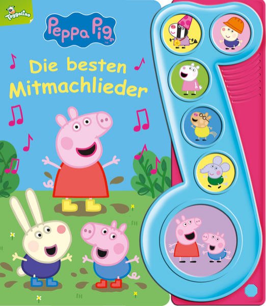 Bild zu Peppa Pig - Die besten Mitmachlieder - Liederbuch mit Sound - Pappbilderbuch mit 6 Melodien