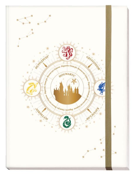 Bild zu Harry Potter: Notizbuch Hogwarts (mit Verschlussgummi und Lesezeichen)