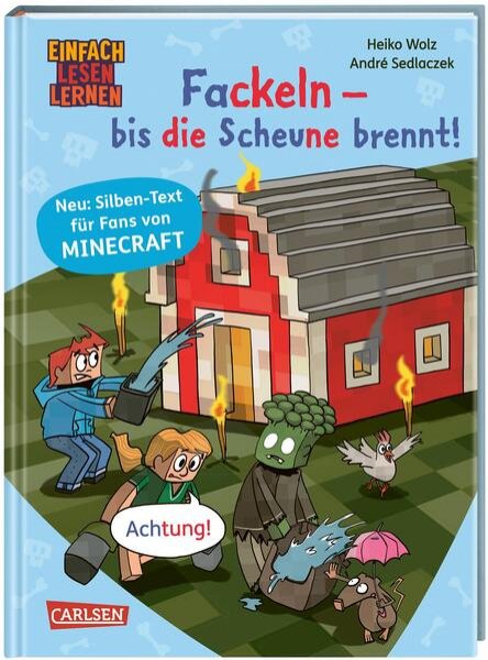 Bild zu Minecraft Silben-Geschichten: Fackeln - bis die Scheune brennt!