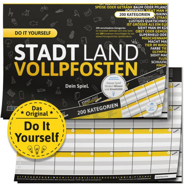 Bild zu STADT LAND VOLLPFOSTEN® - DO IT YOURSELF-EDITION