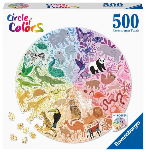 Bild zu Ravensburger Puzzle 17172 Circle of Colors -Animals 500 Teile