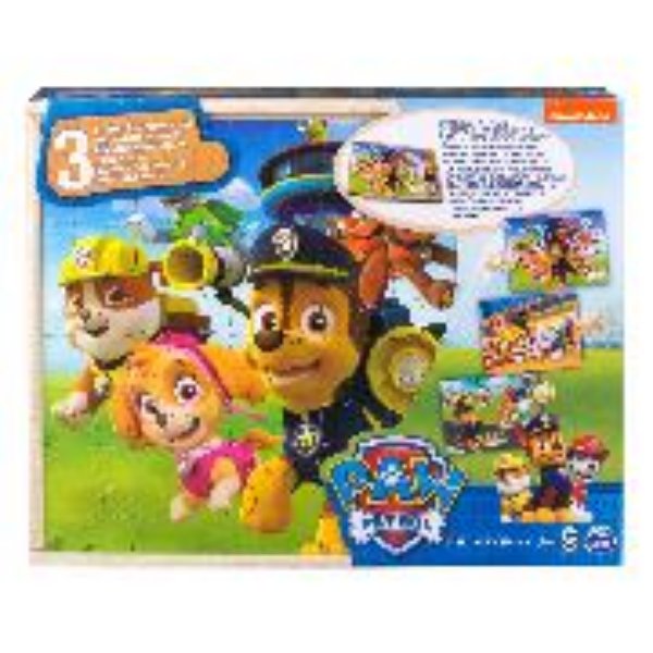 Bild von Paw Patrol 3x24tlg. Holz Puzzles