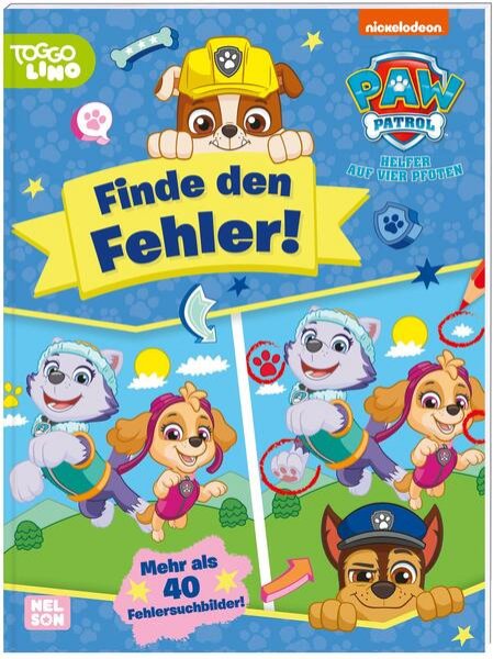 Bild zu PAW Patrol Kindergartenheft: Finde den Fehler!