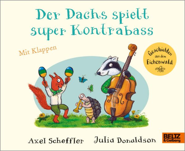 Bild zu Der Dachs spielt super Kontrabass