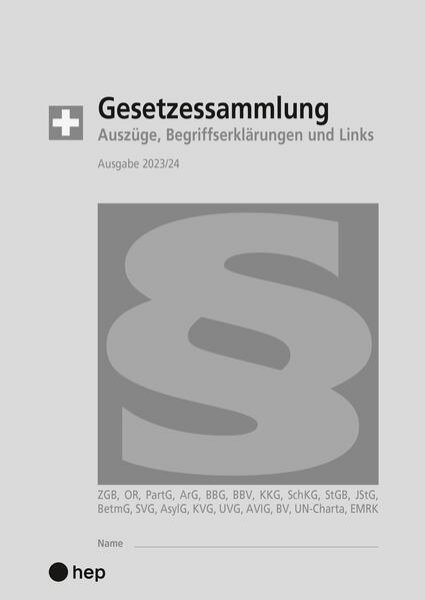 Bild zu Gesetzessammlung 2023/2024 (Ausgabe A5)