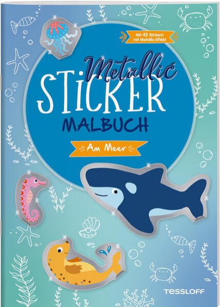 Bild zu Metallic-Sticker Malbuch. Am Meer