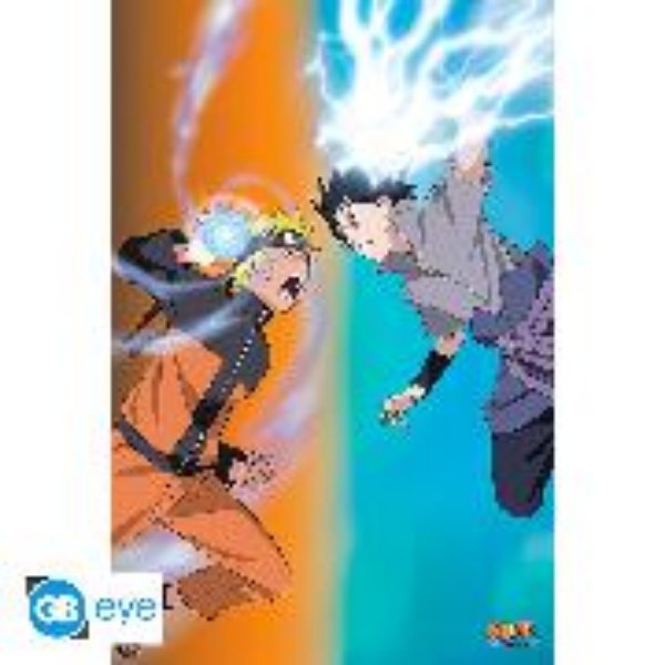 Bild von Naruto Shippuden - Poster "Naruto vs Sasuke"