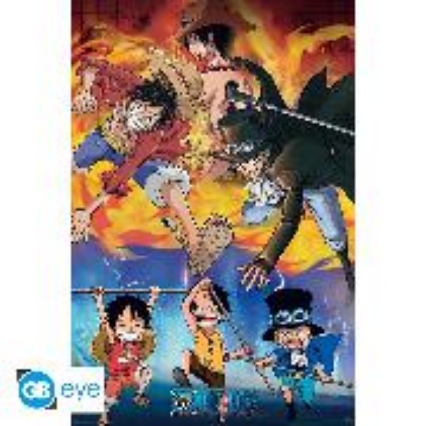 Bild von ONE PIECE Poster. "Ace Sabo Luffy"