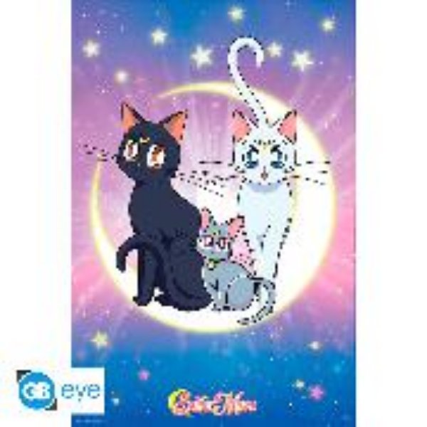 Bild von SAILOR MOON Poster. "Luna, Artemis & Diana"