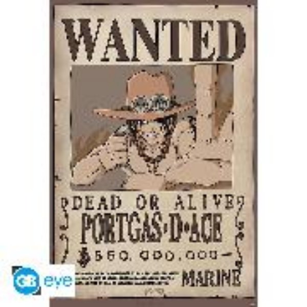 Bild von ONE PIECE Poster. "Wanted Ace"