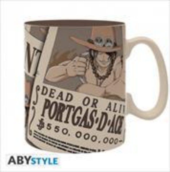 Bild von ONE PIECE Tasse. Wanted Ace with box