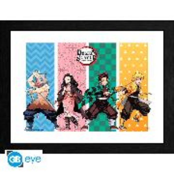 Bild von Demon Slayer - Framed print "Group"