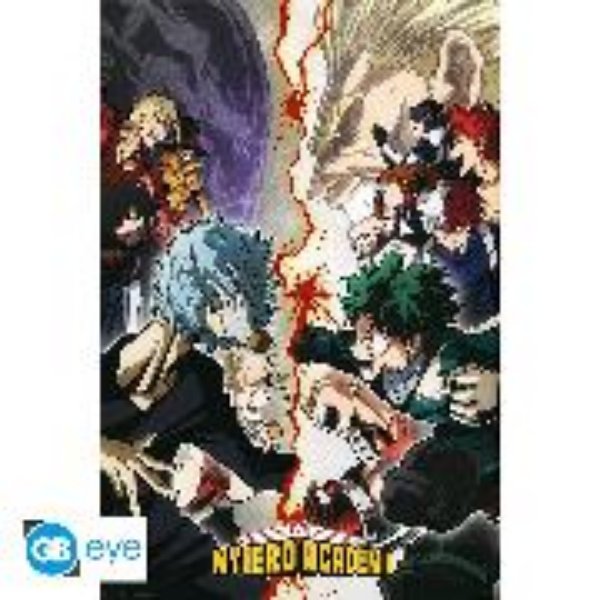 Bild von MY HERO ACADEMIA Poster. "Heroes VS. Villains"