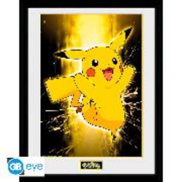 Bild von POKEMON - Framed print "Pikachu"