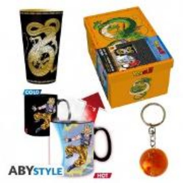 Bild von DRAGON BALL - Pack premium Large Glass +3D Keychain+Mug HeatChange