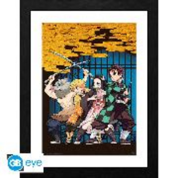 Bild von Demon Slayer - Framed print "Key Art"