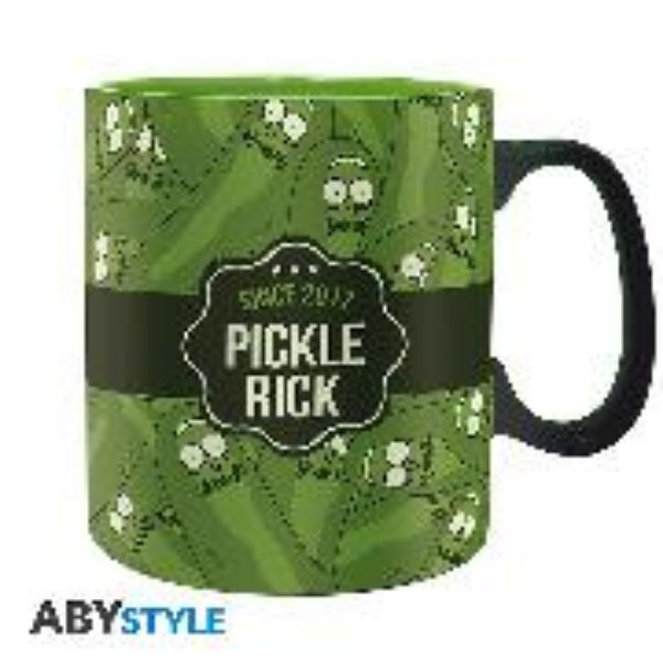 Bild von RICK AND MORTY Tasse. Pickle Rick with box