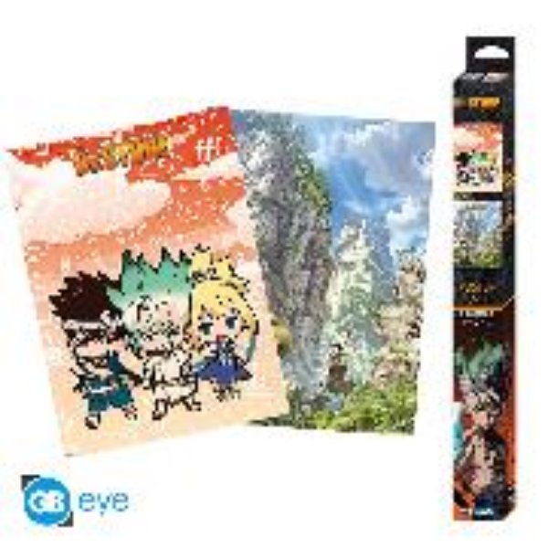 Bild von DR STONE Set 2 Chibi Posters Artworks