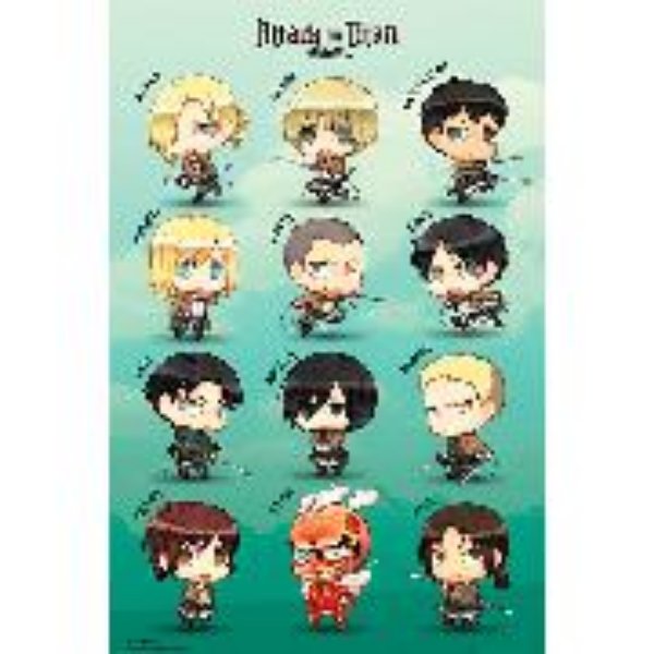 Bild von ATTACK ON TITAN Poster. "Chibi characters"