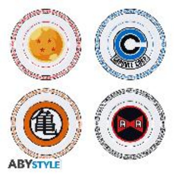 Bild von DRAGON BALL - Set of 4 Plates - Emblems