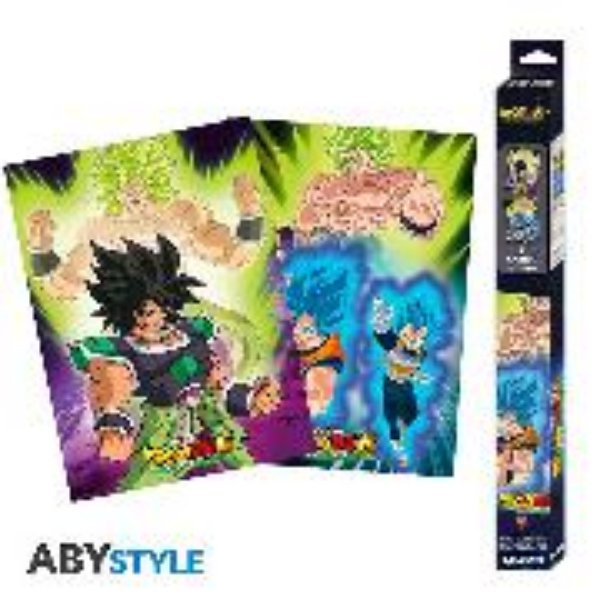 Bild von DRAGON BALL BROLY Set 2 Chibi Posters Broly