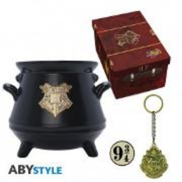 Bild von HARRY POTTER - Pack premium 3D mug+3D Keychain+Pin Hogwarts' suitcase