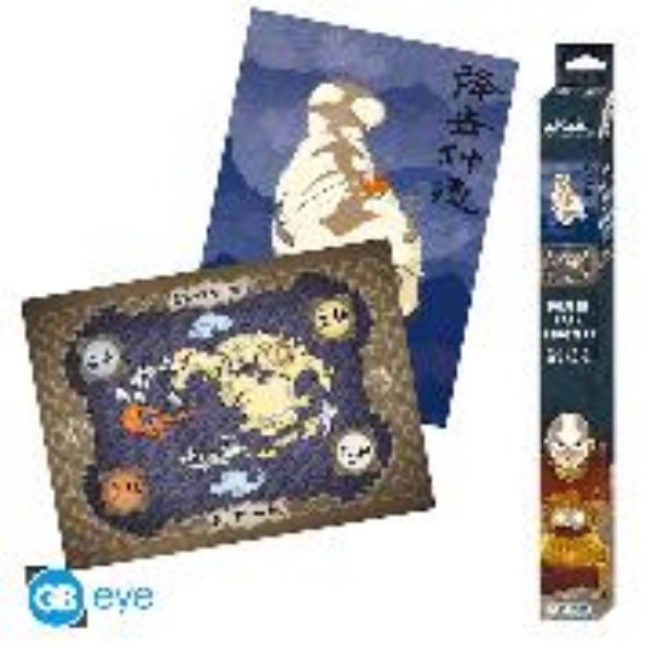 Bild von AVATAR Set 2 Chibi Posters Appa & Map