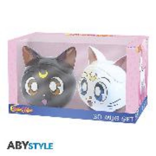 Bild von SAILOR MOON - Geschenkset 3D Tasses Luna & Artemis