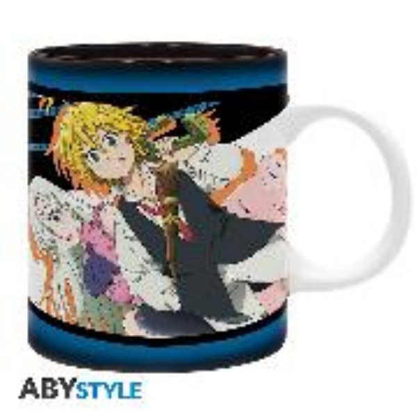 Bild von THE SEVEN DEADLY SINS -Tasse - Meliodas,Elizabeth,Hawk