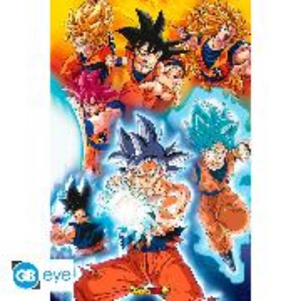 Bild von DRAGON BALL SUPER Poster. "Goku's transformations"