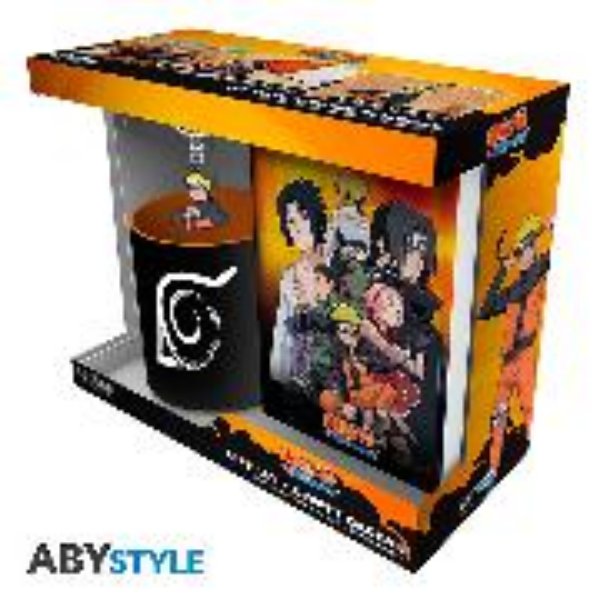 Bild von NARUTO SHIPPUDEN - Set - Tasse320ml + Keyring PVC + Notebook "Naruto"