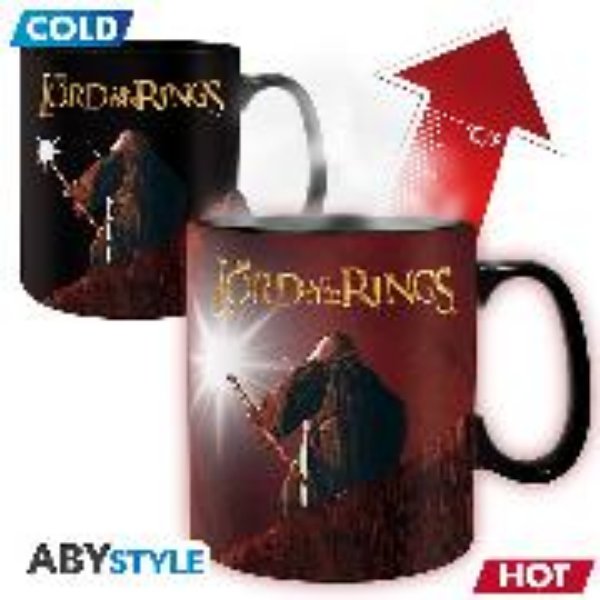 Bild von LORD OF THE RINGS Tasse. Heat Change You shall not pass