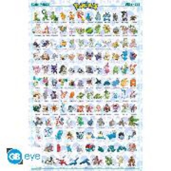 Bild von Pokemon - Poster "Hoenn Pokemon German"