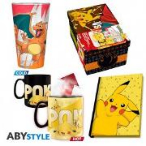 Bild von POKEMON - Pack premium Large Glass + Mug HC +Notebook "Pikachu"