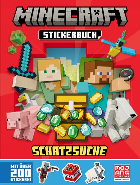 Bild zu Minecraft Stickerbuch Schatzsuche