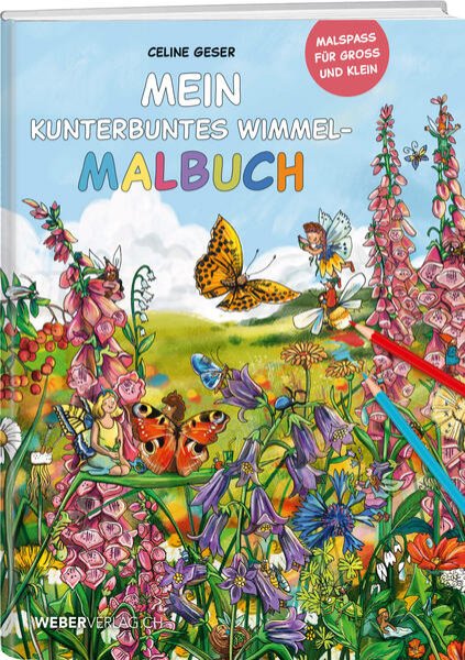 Bild zu Mein kunterbuntes Wimmel-Malbuch