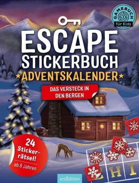 Escape-Stickerbuch - Adventskalender 