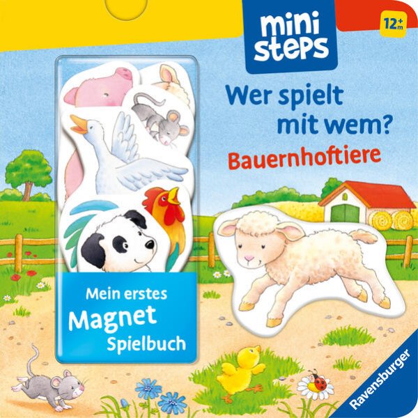 Bild zu ministeps: Mein erstes Magnetbuch: Wer spielt mit wem? Bauernhoftiere